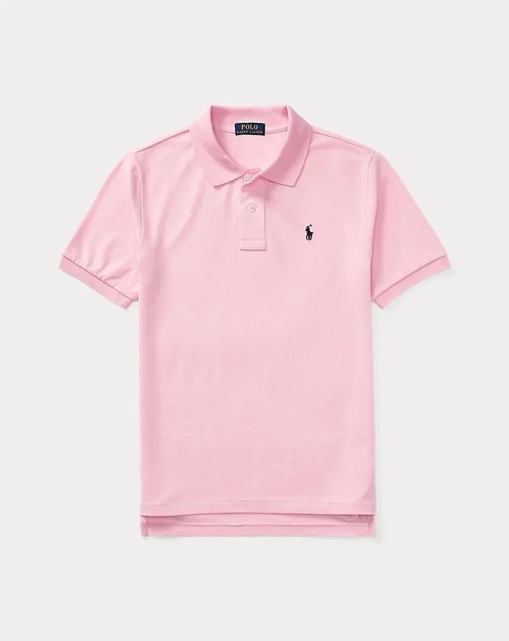 Ralph Lauren NWT The Iconic Mesh Polo Shirt Boys Large (14-16) Short Sleeve Pink